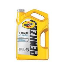 Pennzoil Platinum 550036541 Motor Oil 0W-20 32 oz Bottle