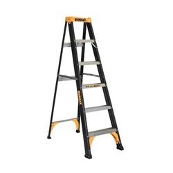 DeWALT by Louisville DXL3210-06 Step Ladder 124 in Max Reach H 5-Step 225