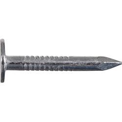 Fas-n-Tite 461456 Roofing Nail 1 in L Flat Head 11 ga Gauge Steel Gray