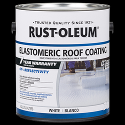 RUST-OLEUM 710 301994 Elastomeric Roof Coating White 5 gal Pail Liquid