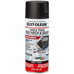 RUST-OLEUM 345813 Roof Patch and Sealer Black Liquid 12 oz Aerosol Can