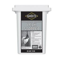 SAKRETE 65450006 Leak Stopper Hydraulic Cement Gray Powder 20 lb Bag