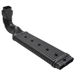 Amerimax 4601 Downspout Extension Kit 38 in L Extended Vinyl Black For