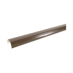 GENOVA RB100 Ridged Gutter 10 ft L 5 in W U Vinyl Brown