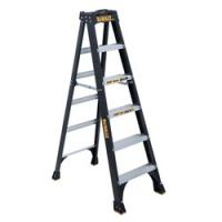 DeWALT by Louisville DXL3010-06 Step Ladder 124 in Max Reach H 5-Step 300