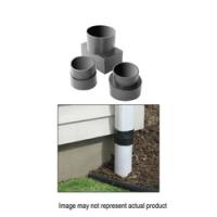 FERNCO DSC-33 Downspout Connector 3 in Connection PVC Black