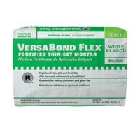 CUSTOM VersaBond Flex VBFW50 Thin-Set Mortar White Powder 50 lb Bag