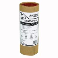 Amerimax 85067 Copper Flashing Roll 20 ft OAL 10 in OAW Copper