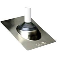 WATER-TITE 81915 Roof Flashing 16 in OAL 12 in OAW 4 in Pipe Aluminum