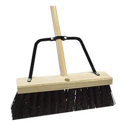 Quickie 00649HDSUTRI Push Broom 16 in Sweep Face Polypropylene Bristle