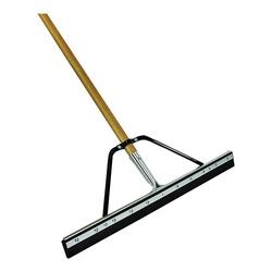Quickie 016HDSU Floor Squeegee 24 in Blade Flat Blade Steel Blade Wood