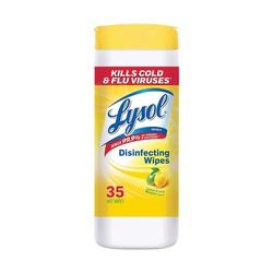 Lysol 1920081145 Disinfecting Wipes Can Lemon Lime Blossom Clear