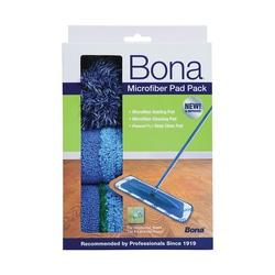 Bona AX0003496 Cleaning and Dusting Pad Pack 15 in L 4 in W Microfiber