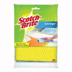 Scotch-Brite 9055 Sponge Cloth 7.8 in L 6.8 in W Cellulose Blue