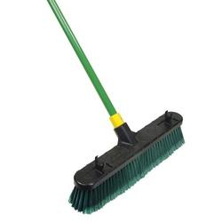 Quickie Bulldozer 00528 Push Broom Polypropylene Bristle Steel Handle