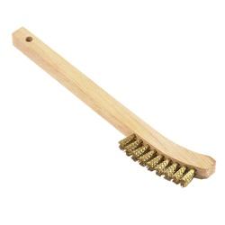 Forney 70491 Scratch Brush 0.006 in L Trim Brass Bristle