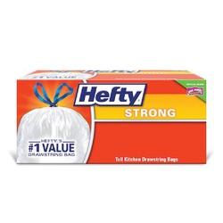 Hefty E8-6755 Kitchen Trash Bag 13 gal Capacity White