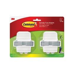 Command 17007-HW2ES Broom Gripper 4 lb Plastic Gray/White