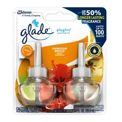 Glade PlugIns 21749 Scented Oil Refill 0.67 oz Pack Hawaiian Breeze