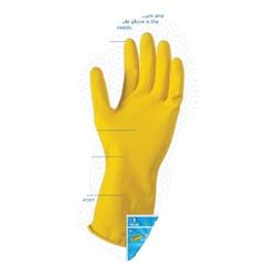 Soft Scrub 12323-26 Gloves L Rubber Latex Yellow