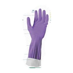 Soft Scrub 12813-16 Gloves L Rubber Latex Blue