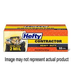 Hefty E24519 Contractor Bag XL 45 gal Capacity Polyethylene Black