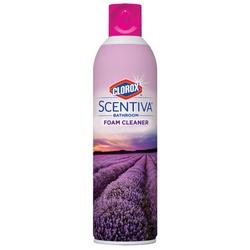 Clorox Scentiva 31817 Bathroom Cleaner 20 oz Aerosol Can Foam Jasmine and