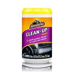 ARMOR ALL 17216 Clean-Up Wipe 8-1/2 in L 6 in W Citrus Leather Woody