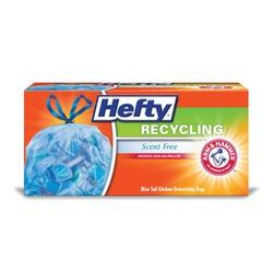 Hefty E8-6755 Kitchen Trash Bag, 13 gal Capacity, White