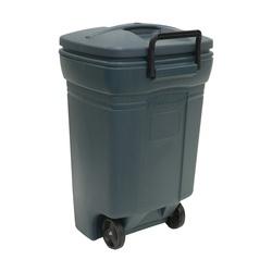 United Solutions RM134501 Trash Can 45 gal Capacity Plastic Green
