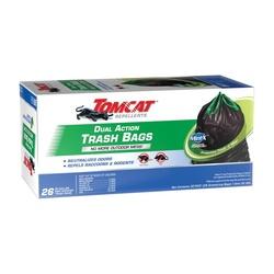 Tomcat 0492826 Trash Bag 30 gal Capacity Plastic Black