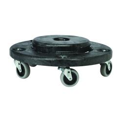 Rubbermaid FG264020BLA Trash Can Dolly 350 lb Plastic Black