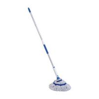 Quickie 72036M-4 Twist Mop 54 in L Microfiber Cloth Mop Head Steel Handle