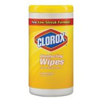 Clorox 01628 Disinfecting Wipes Can Liquid Citrus White