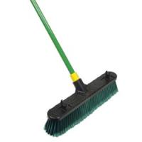 Quickie Bulldozer 00528 Push Broom Polypropylene Bristle Steel Handle