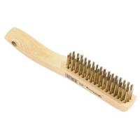 Forney 70519 Scratch Brush 0.012 in L Trim Brass Bristle