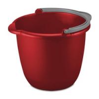Sterilite 11205812 Spout Pail 10 qt Capacity Classic Red