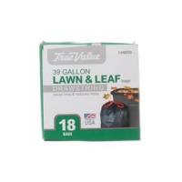 True Value 1221748 Lawn and Leaf Trash Bag 39 gal Capacity Black