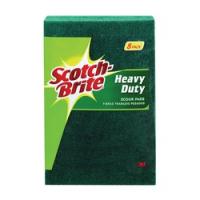 Scotch-Brite 228 Scour Pad 6 in L 3.8 in W Green