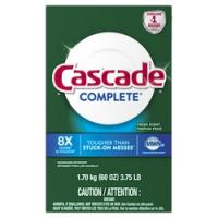 Cascade Complete 95788 Dishwashing Detergent 60 oz Powder Fresh White
