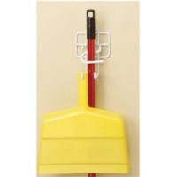 ClosetMaid 346300 Broom and Dust Holder Steel White