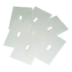 Frost King OS6H Plate Sealer 4 in L 2-1/2 in W Plastic Foam White