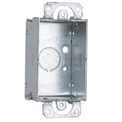 RACO 400 Switch Box 1-Gang 1-Outlet 3-Knockout 1/2 in Knockout Steel