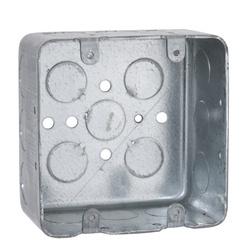 RACO 680 Switch Box 2-Gang 2-Outlet 17-Knockout 1/2 in Knockout Steel