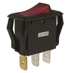GB GSW Series GSW-42 Rocker Switch 8/16 A 125/250 V SPST 0.55 x 1.125 in