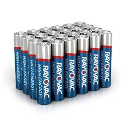 RAYOVAC HIGH ENERGY 824-24LTK Battery, 1.5 V Battery, AAA Battery, Alkaline