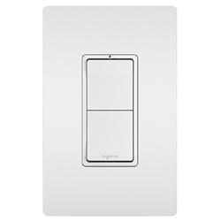 Pass and Seymour Radiant RCD11WCC6 Decorator Switch 15 A 120/125 VAC Back