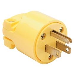Pass and Seymour 4867YCC10 Plug 2-Pole 15 A 125 V NEMA 5-15P Yellow