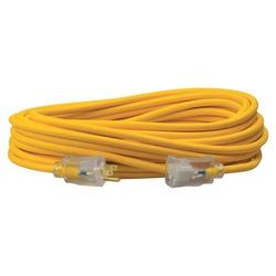 CCI 1488SW0002 Extension Cord with Lighted End 14/3 AWG Cable 50 ft L 15