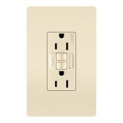 Pass and Seymour Radiant 1597LA GFCI Outlet 125 V 15 A NEMA 5-15R Back